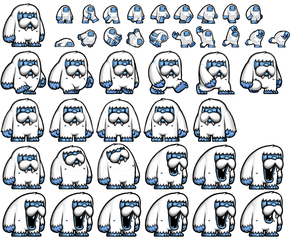 Spelunky - Yetis