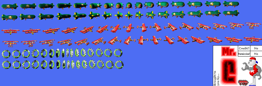 Crash Bandicoot 3: Warped - Plane Icons