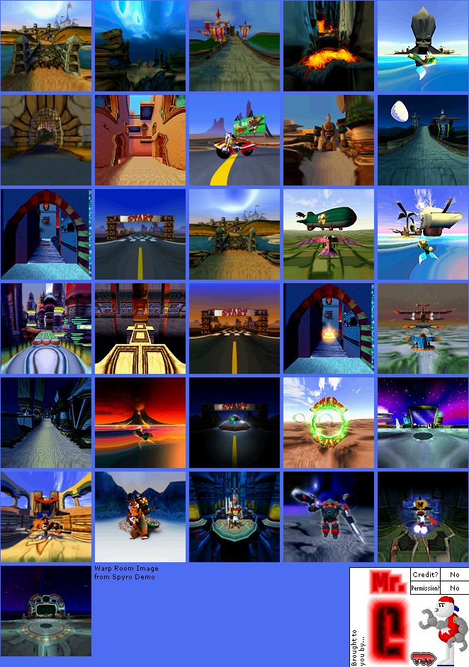 PlayStation - Crash Bandicoot 3: Warped - Warp Images ...