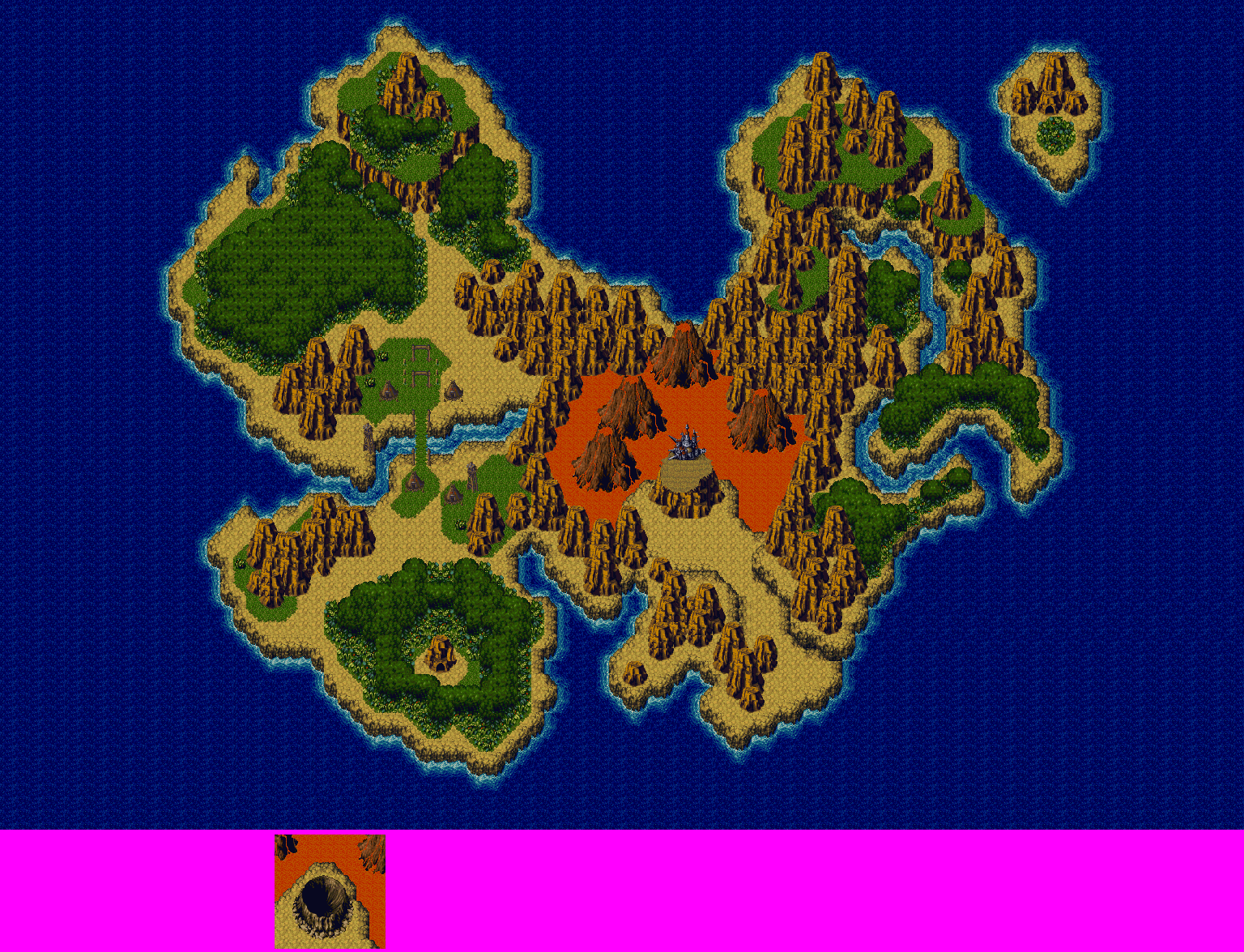 Chrono Trigger - Prehistoric Map