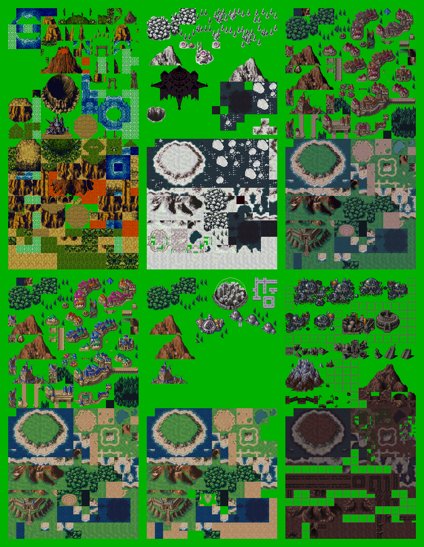 Chrono Trigger - Map Tiles