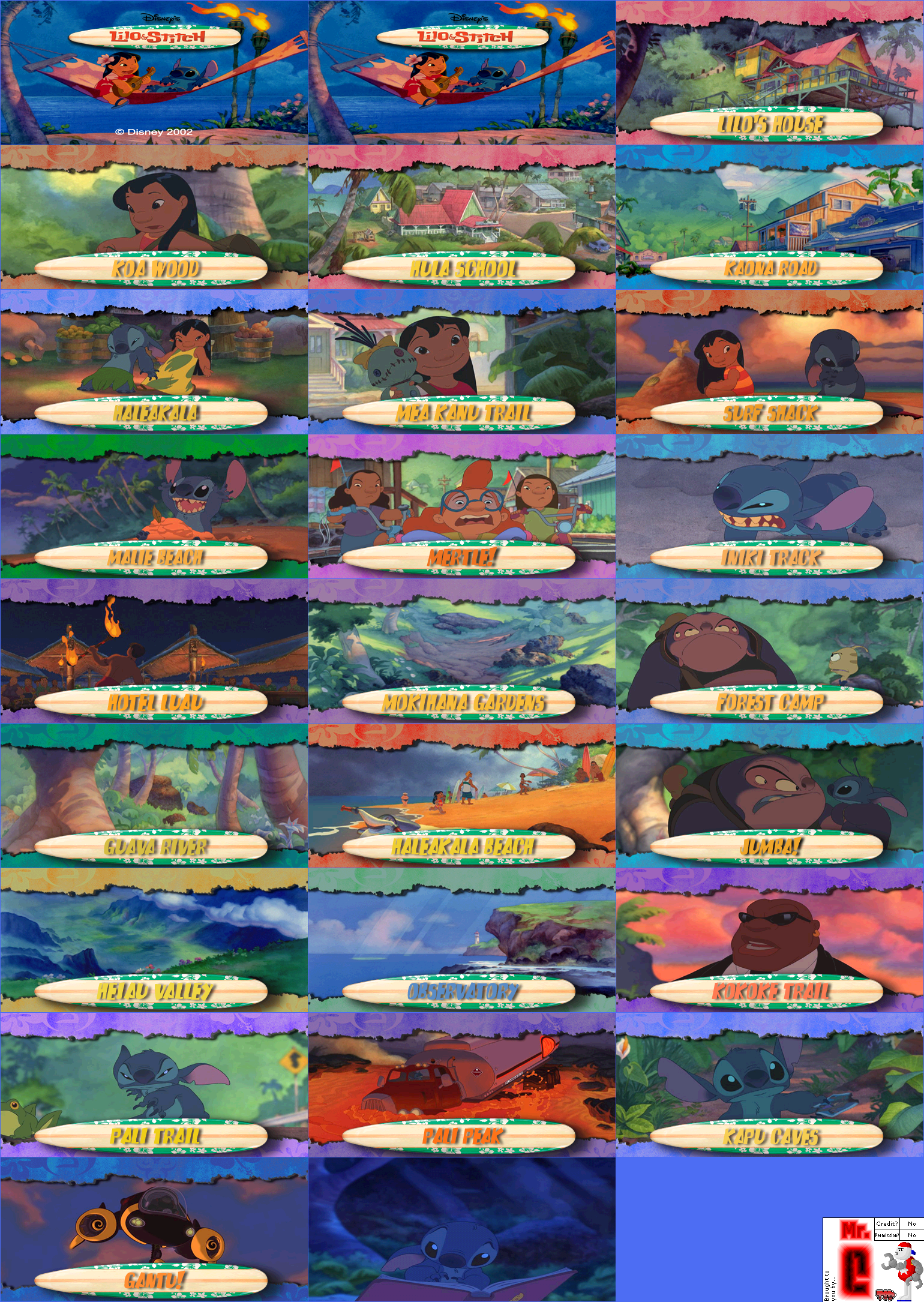 Disney's Lilo & Stitch: Trouble in Paradise - Loading Screens