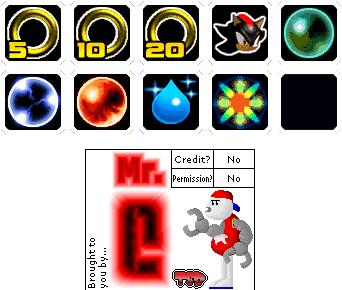 Shadow the Hedgehog - Item Icons