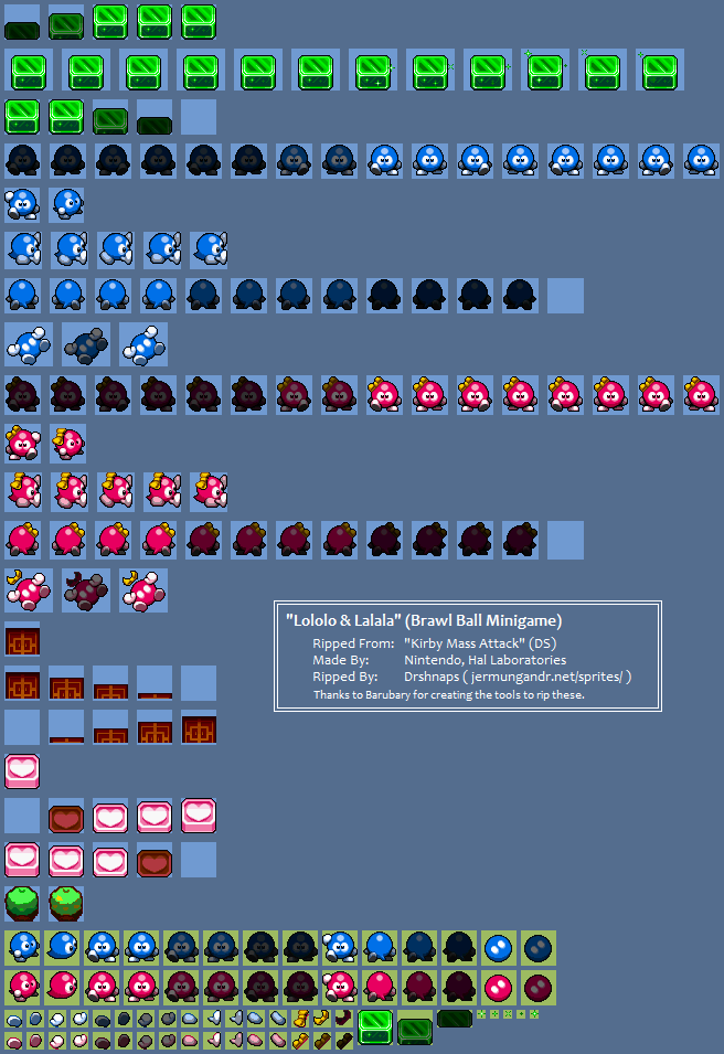 Kirby Mass Attack - Lololo & Lalala