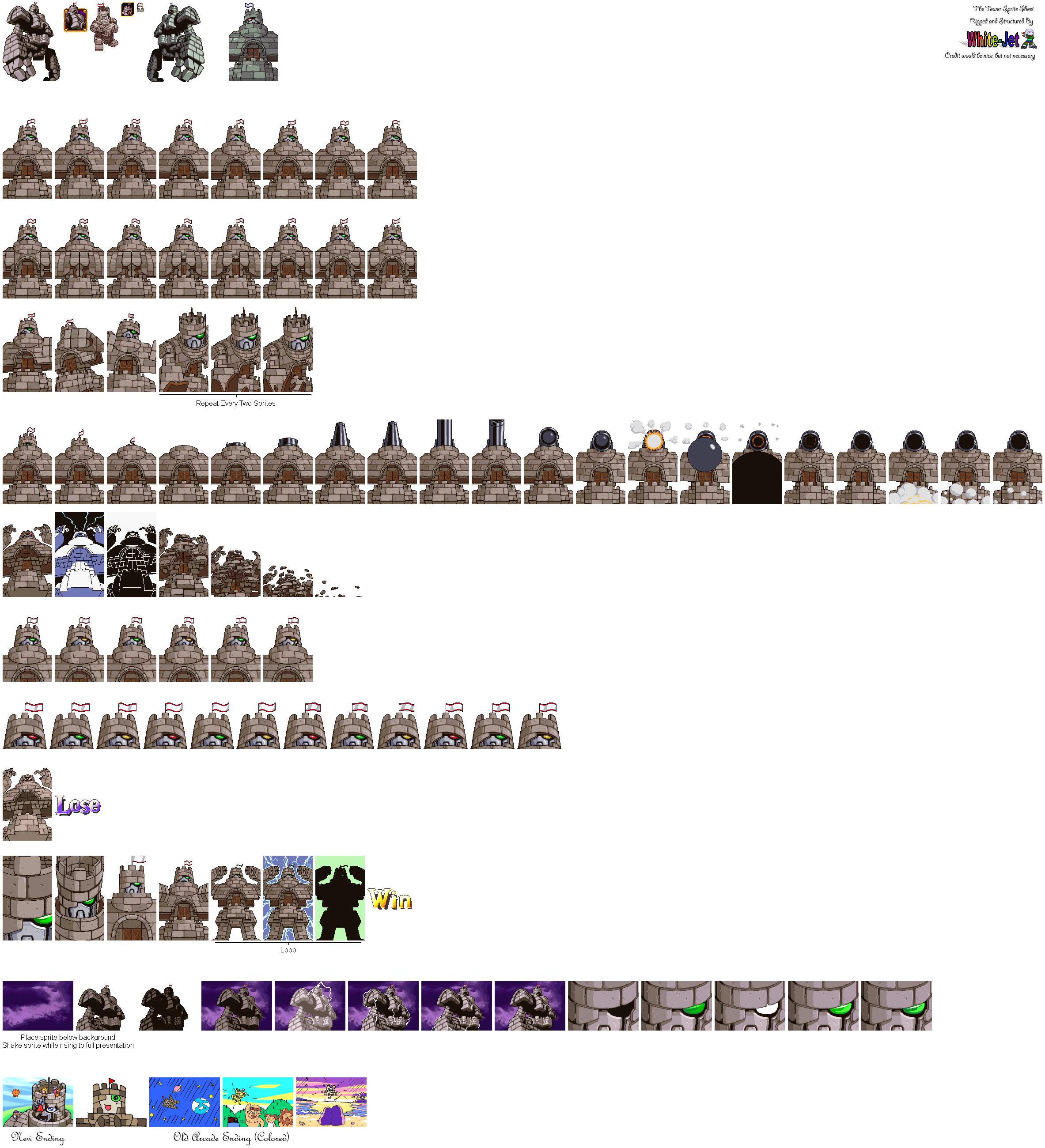 Tower sprites