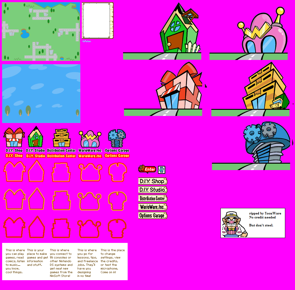 WarioWare: D.I.Y. - Overworld Map