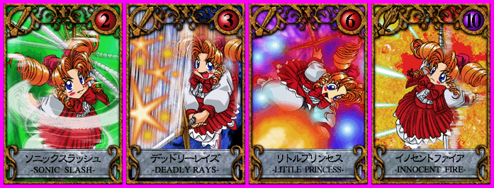 Toshinden Card Quest (JPN) - Naru's Cards