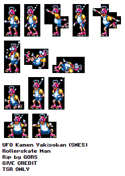 UFO Kamen Yakisoban (JPN) - Rollerskate Man