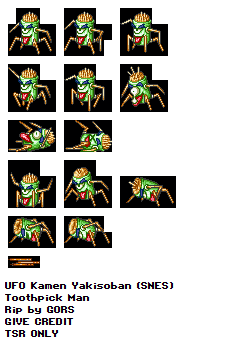 UFO Kamen Yakisoban (JPN) - Toothpick Man