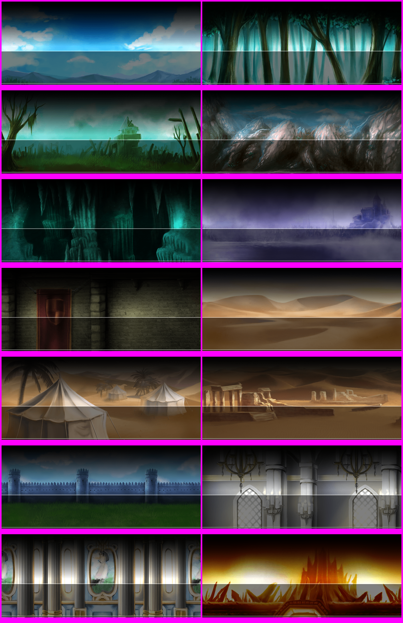 Thousand Memories - Quest Backgrounds