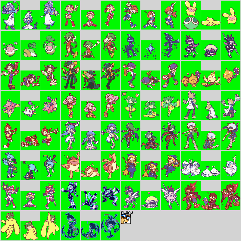 Puyo Puyo!! 20th Anniversary - Characters (8-Player Mode)