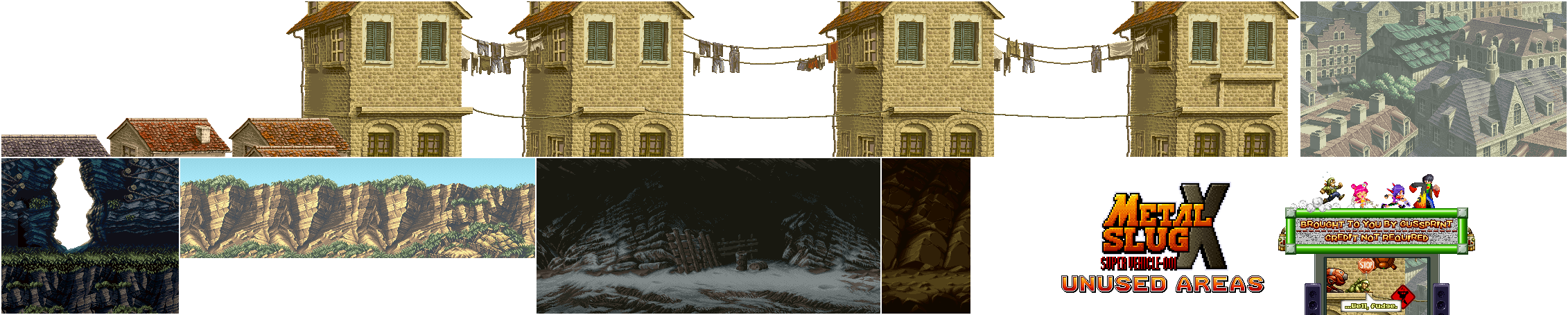 Metal Slug 2 / Metal Slug X - Unused Areas (X)