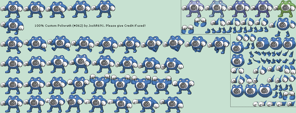 Pokémon Generation 1 Customs - #062 Poliwrath