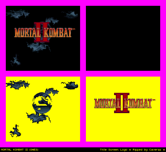 Mortal Kombat 2 - Title Screen Logo