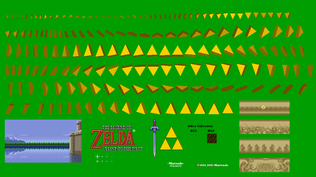 The Legend of Zelda: A Link to the Past - Title Screen