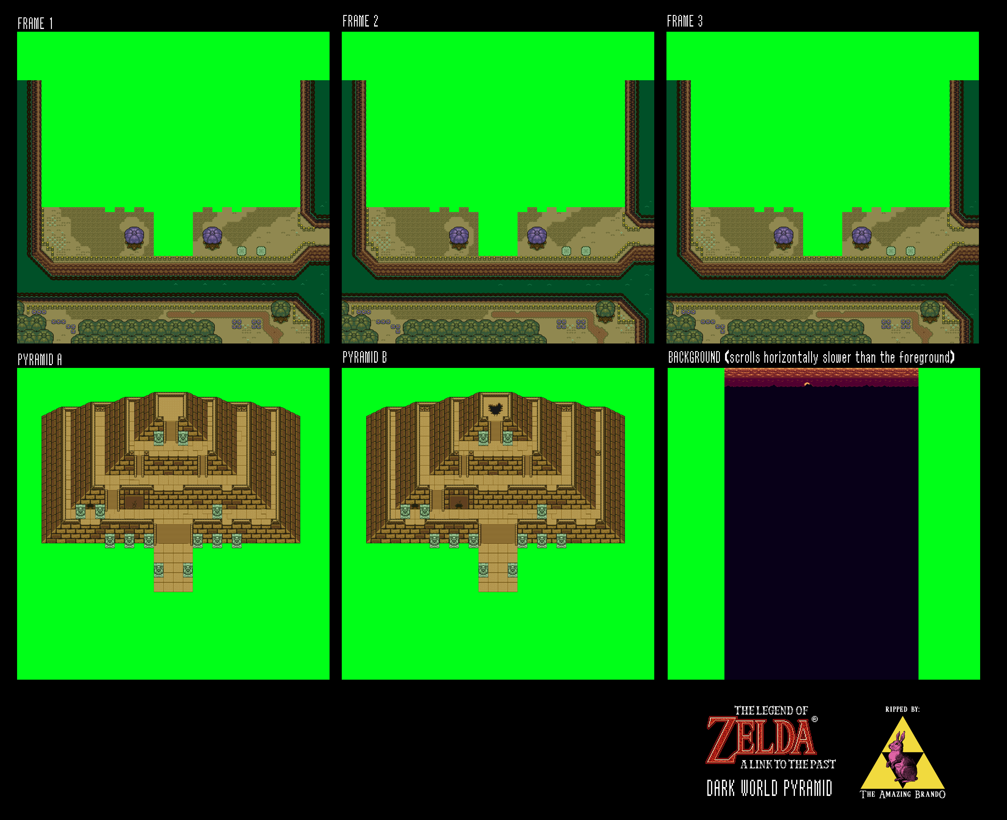 Карта the legend of zelda link to the past