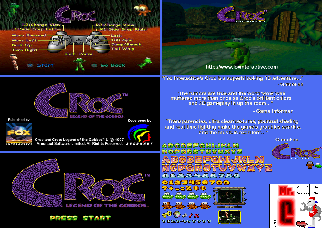 Croc: Legend of the Gobbos - Demo Stuff