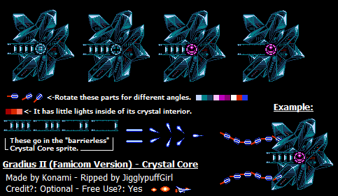 Gradius II: Gofer no Yabou / Vulcan Venture (JPN) - Crystal Core
