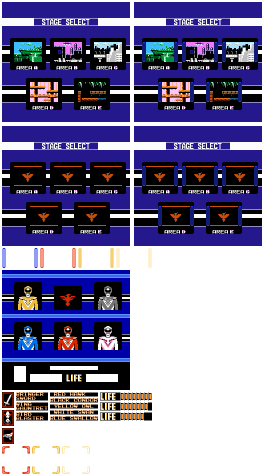 Stage & Character Select
