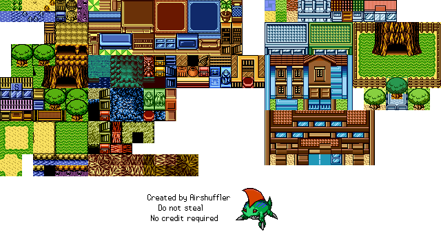 Keitai Denjuu Telefang (JPN) - Tileset