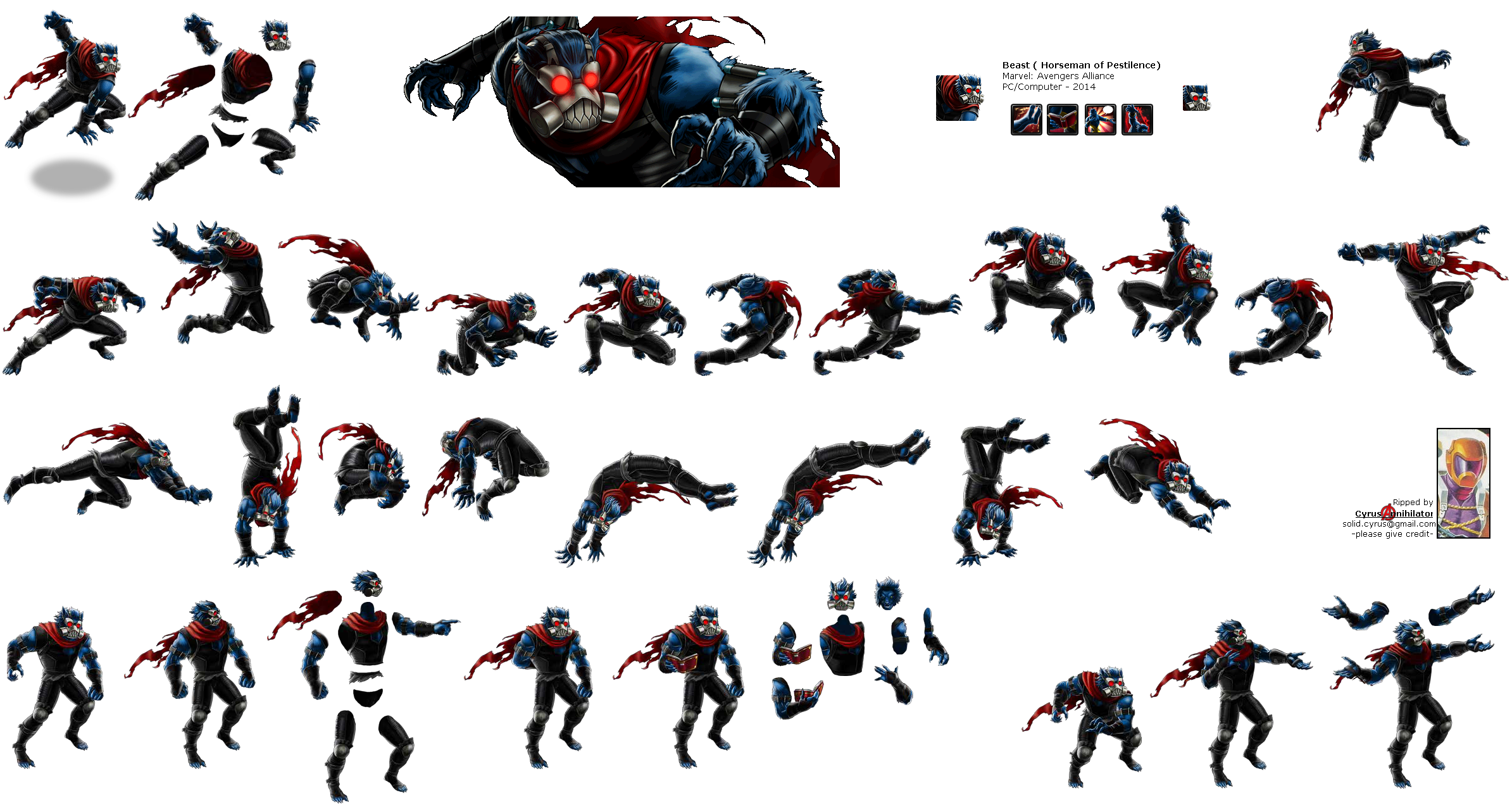 Marvel: Avengers Alliance - Beast (Horseman of Pestilence)