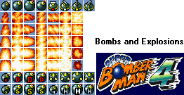 Super Bomberman 4 (JPN) - Bombs & Explosions