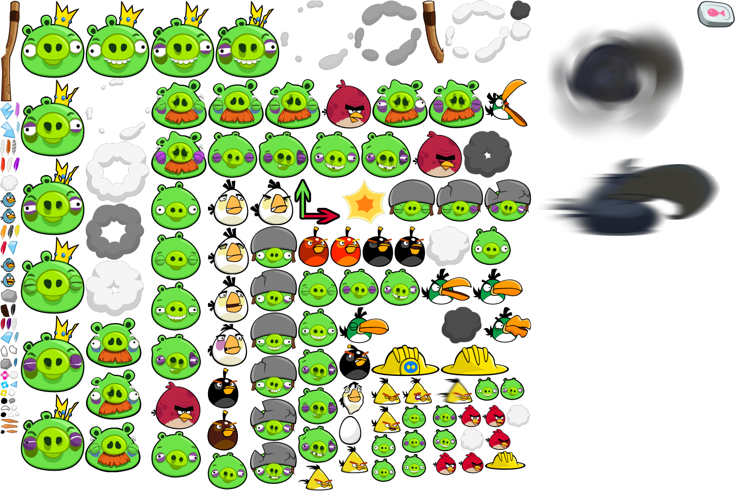 Angry Birds - Pre-Chrome Characters