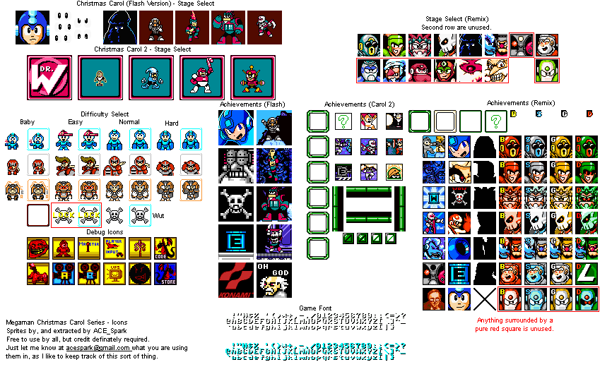 Mega Man's Christmas Carol (Series) - Icons