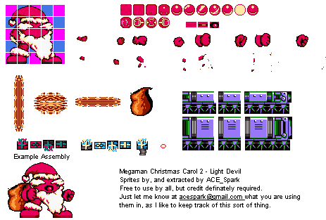 Mega Man's Christmas Carol (Series) - Fortress Boss - Light Devil (Christmas Carol 2)