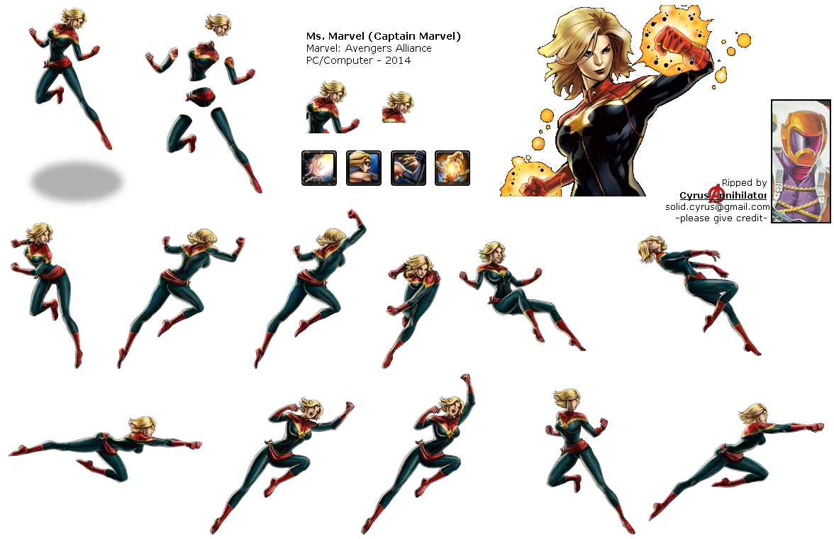 Marvel: Avengers Alliance - Ms. Marvel (Captain Marvel)