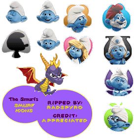 The Smurfs - Smurf Icons