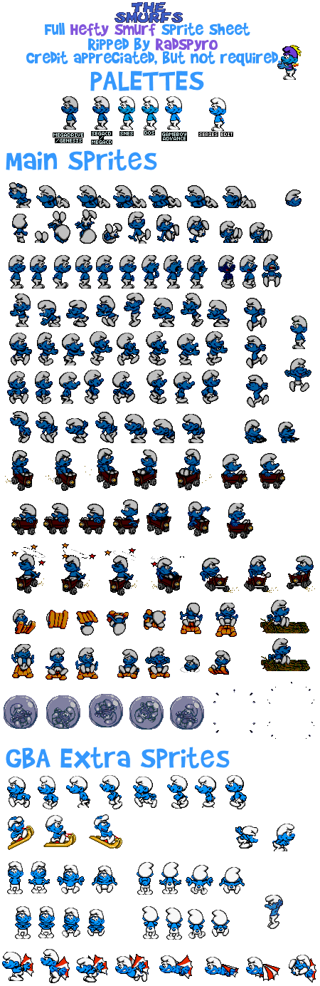 The Smurfs (PAL) - Hefty Smurf