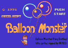 Balloon Monster (Bootleg) - Title Screen