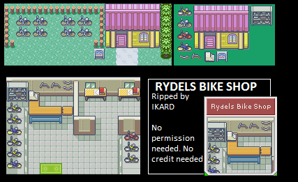 Pokémon Emerald - Rydel's Bike Shop