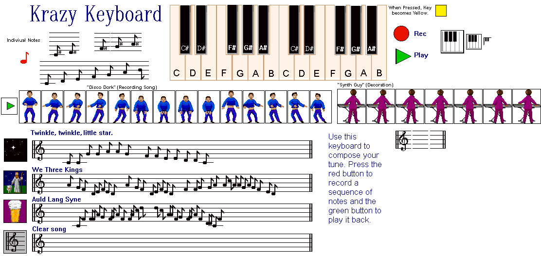 Klik & Play - Krazy Keyboard