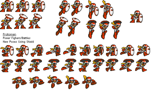Proto Man (Expanded) (Power Fighters/Battle-Style)