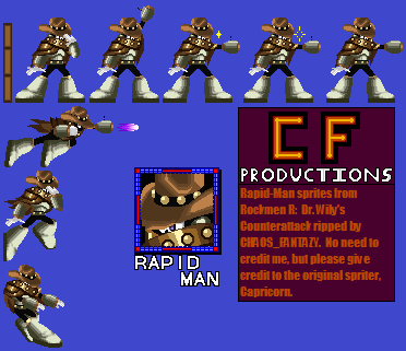 Rockmen R: Dr. Wily's Counterattack - Rapid-Man