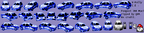 V-Rally: Championship Edition / Edition '99 - Peugeot 306 Maxi (Car Select)