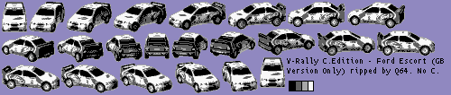 V-Rally: Championship Edition / Edition '99 - Ford Escort (Car Select) (GB Version Only)