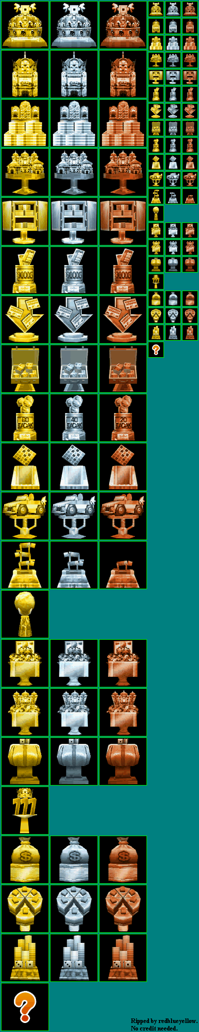 Itadaki Street DS - Trophies