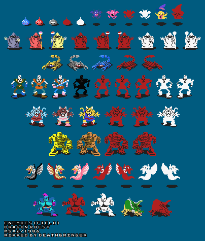 Dragon Quest - Enemies (Field)