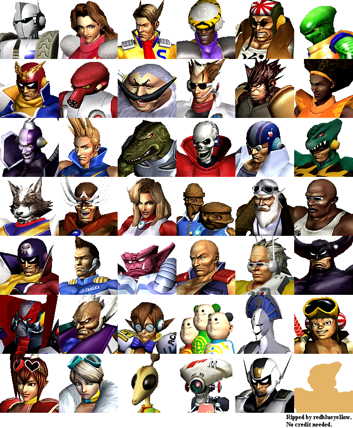 F-Zero GX - Character Icons