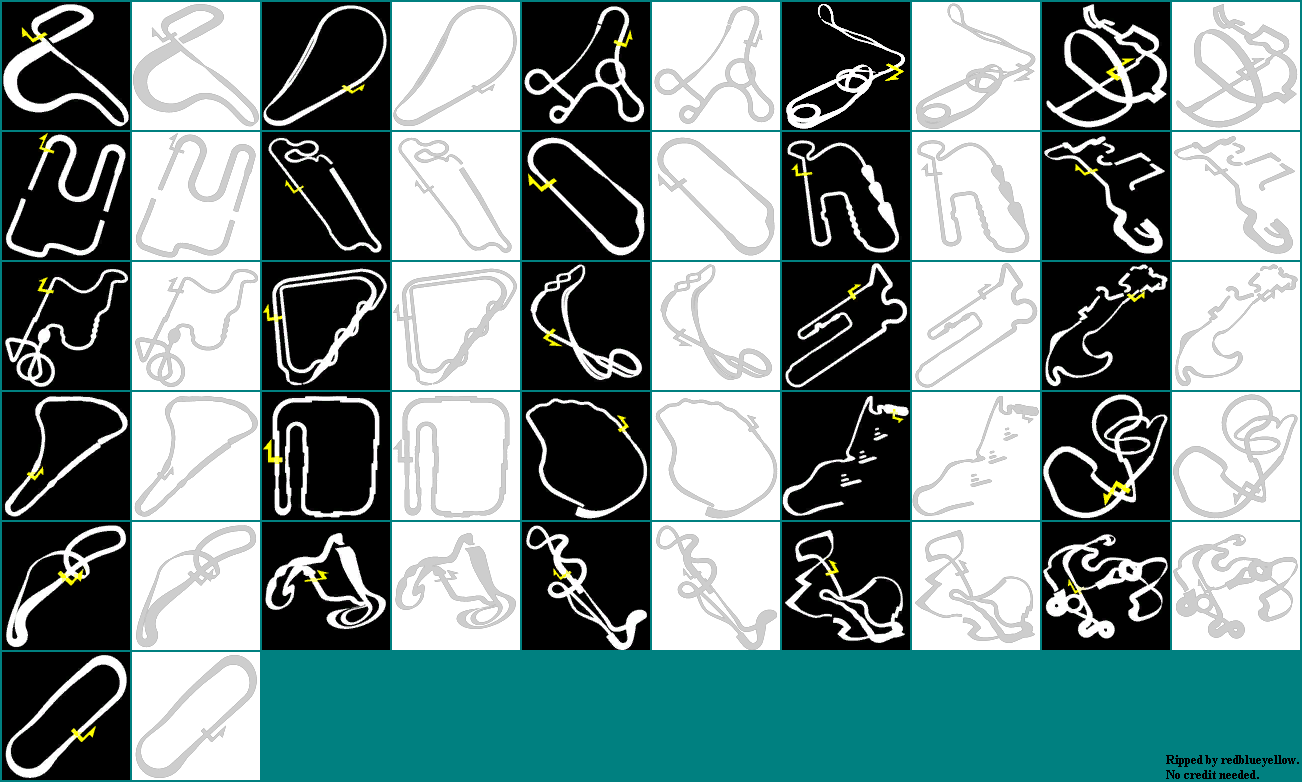 F-Zero GX - Course Maps