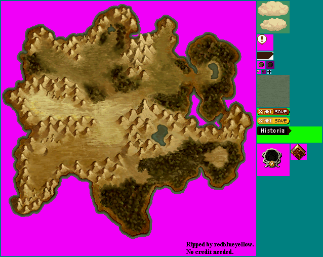 Radiant Historia - World Map