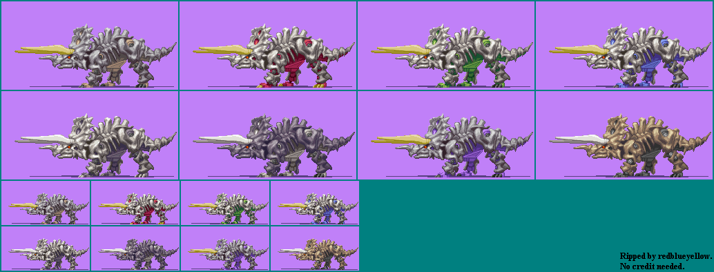 Zoids Saga DS: Legend of Arcadia - Bio Tricera