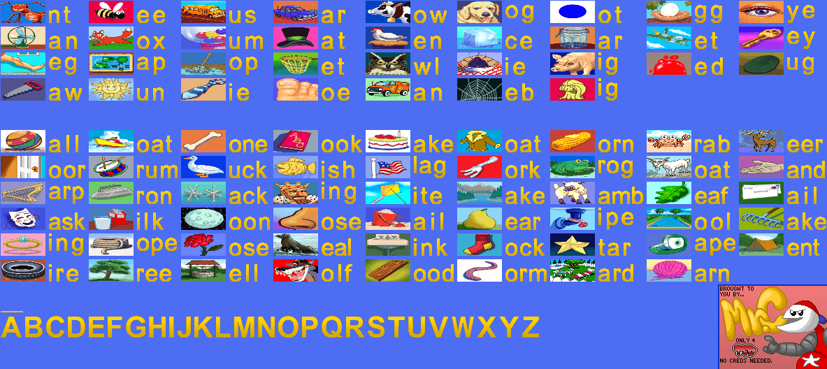 Elmo's Letter Adventure - Spelling Mini-Game Icons