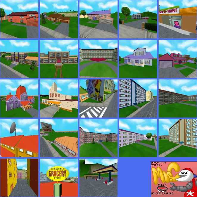 Location Icons (Evergreen Terrace)