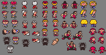 General Characters (EarthBound-Style)