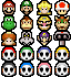 Mario Kart DS - Character Map Markers