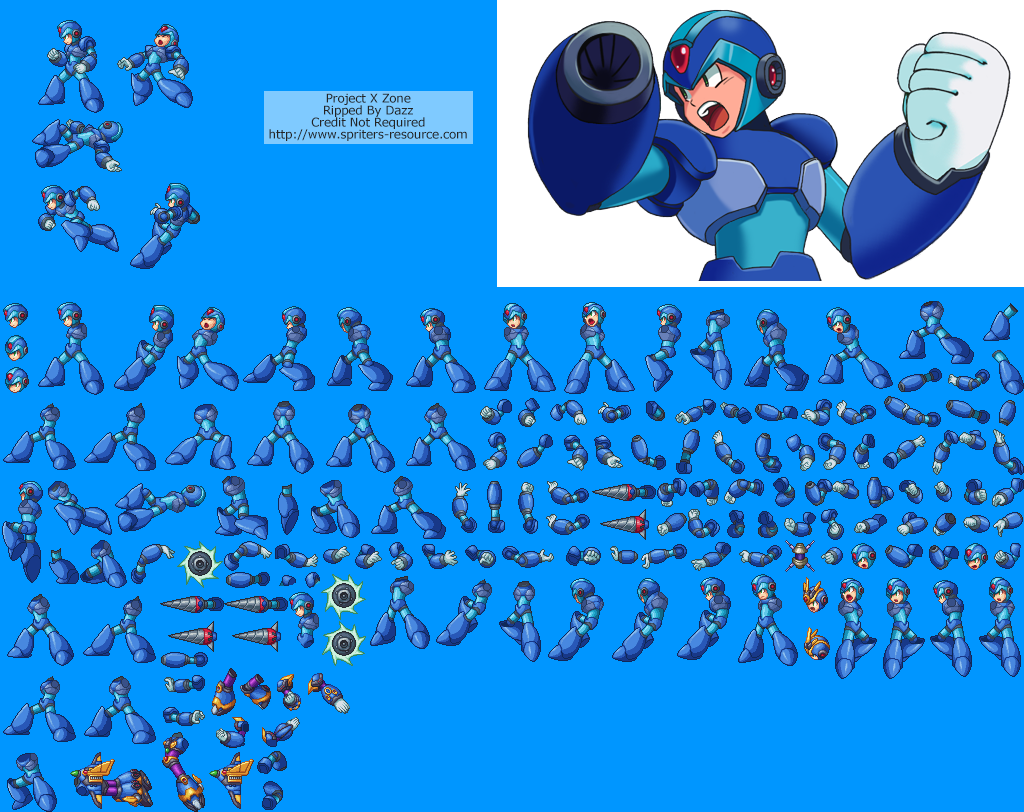 megaman x sprite sheet megaman x3 sprite sheet